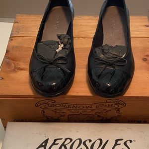 New Size 9 1/2 Aerosoles Black Ballet Flat